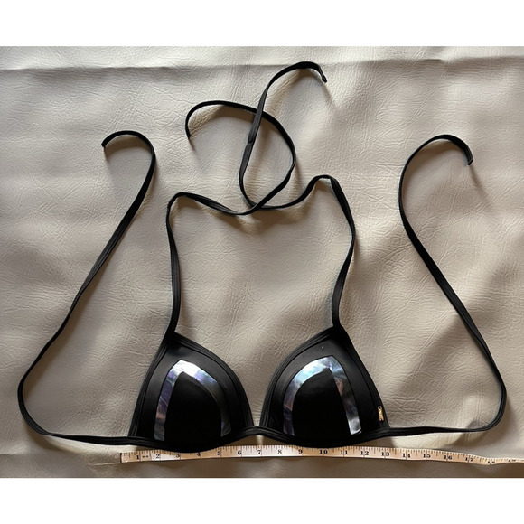 Victoria's Secret Triangle Push Up String Back Bikini Top Reflective Angles - Picture 4 of 5